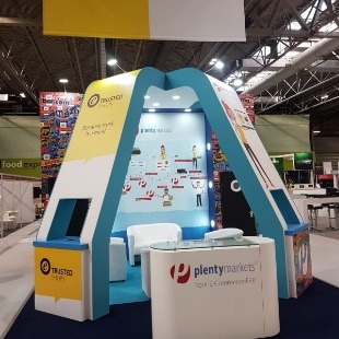 Exhibition stands for the E-commerce industry